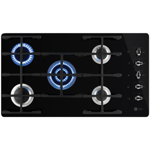 Parrilla de empotre a gas 90 cm Negra GE Profile - PGP9050K0