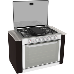 Estufa de empotre 80 cm Blanca Mabe - EMC80330CBI0